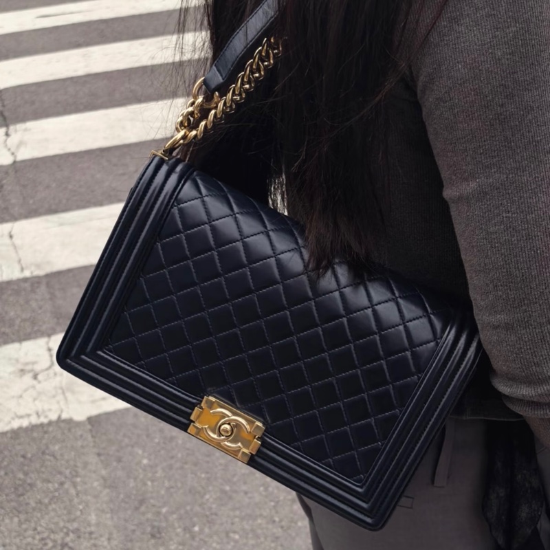 #大全配🈶購證 #近新閒置 香奈兒黑金leboy28 #櫃上漲到2️⃣8️⃣萬-1