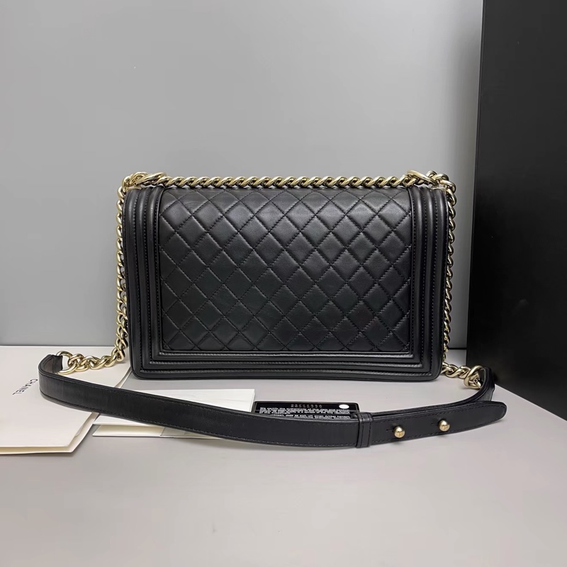 #大全配🈶購證 #近新閒置 香奈兒黑金leboy28 #櫃上漲到2️⃣8️⃣萬-2