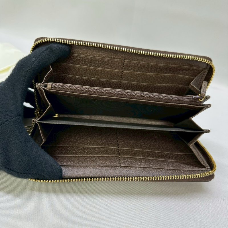 GUCCI Ophidia帆布拉鍊長夾-4