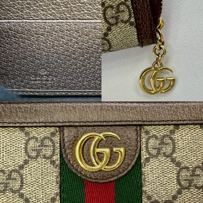 GUCCI Ophidia帆布拉鍊長夾-6