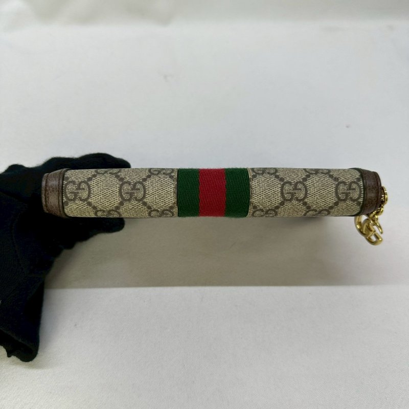 GUCCI Ophidia帆布拉鍊長夾-7