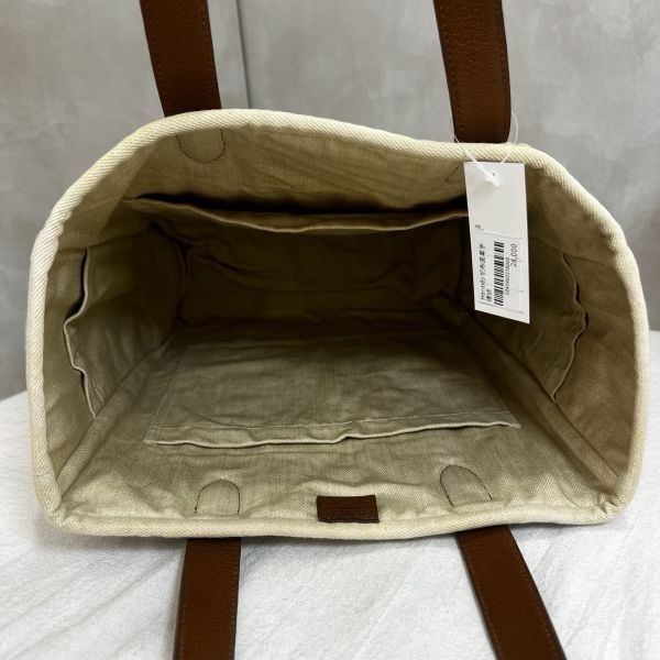 Hermès 麻質百褶托特包-9