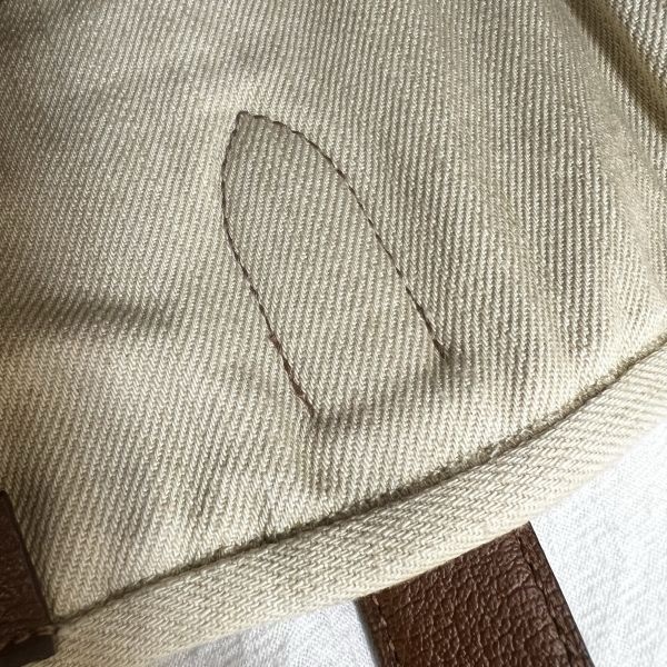 Hermès 麻質百褶托特包-18