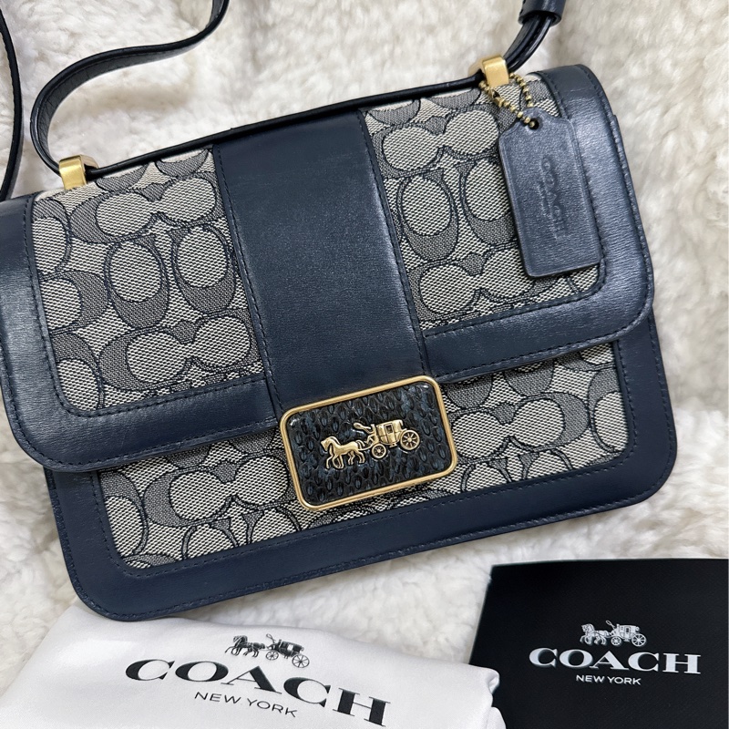coach 肩背包Alie 23經典單肩手袋-0