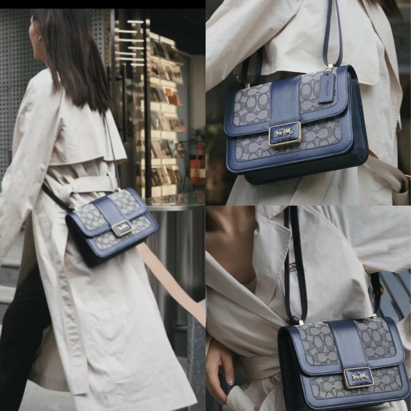 coach 肩背包Alie 23經典單肩手袋-14