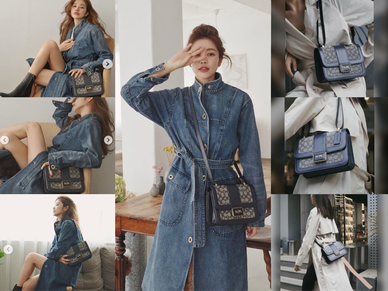 coach 肩背包Alie 23經典單肩手袋-15