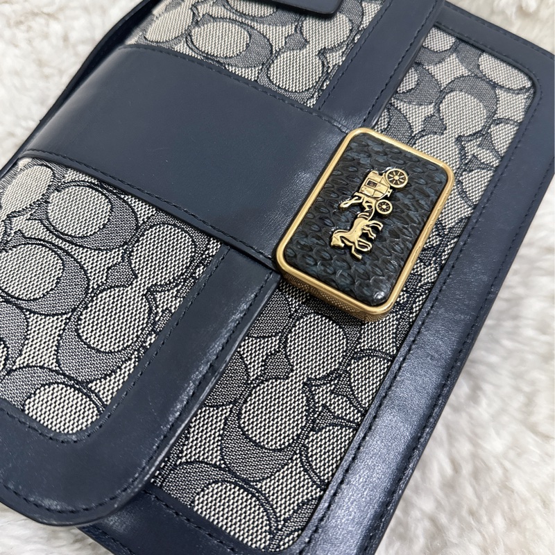 coach 肩背包Alie 23經典單肩手袋-20