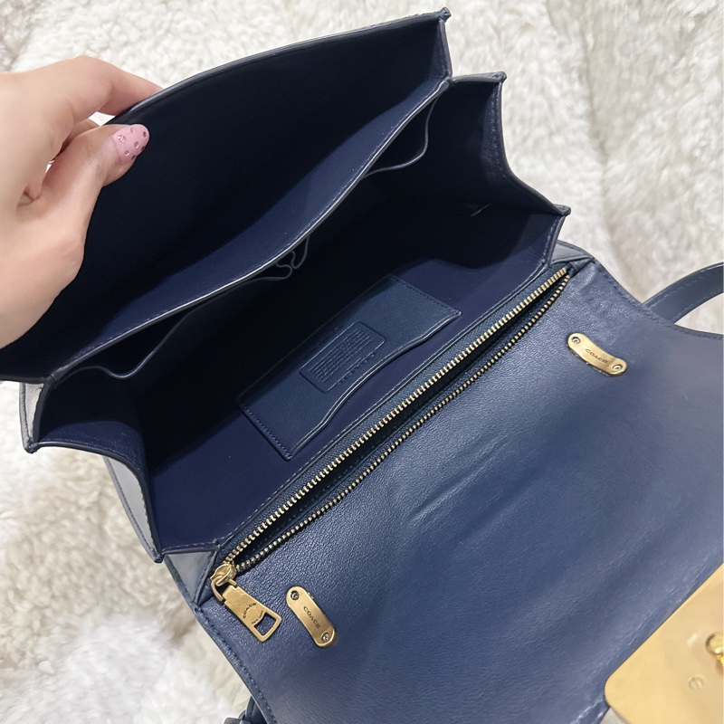 coach 肩背包Alie 23經典單肩手袋-23