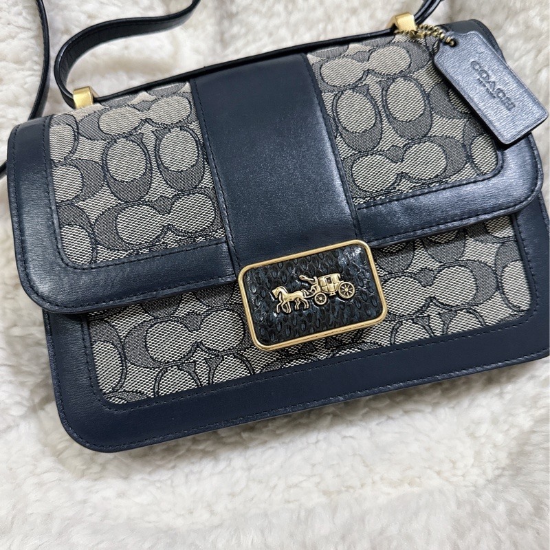 coach 肩背包Alie 23經典單肩手袋-42