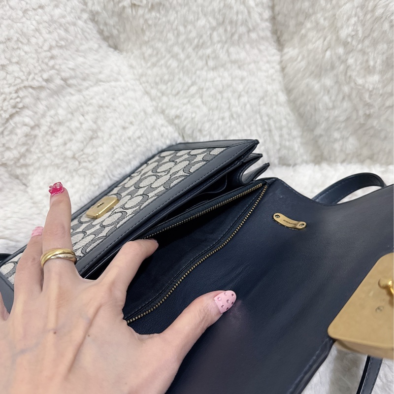 coach 肩背包Alie 23經典單肩手袋-50