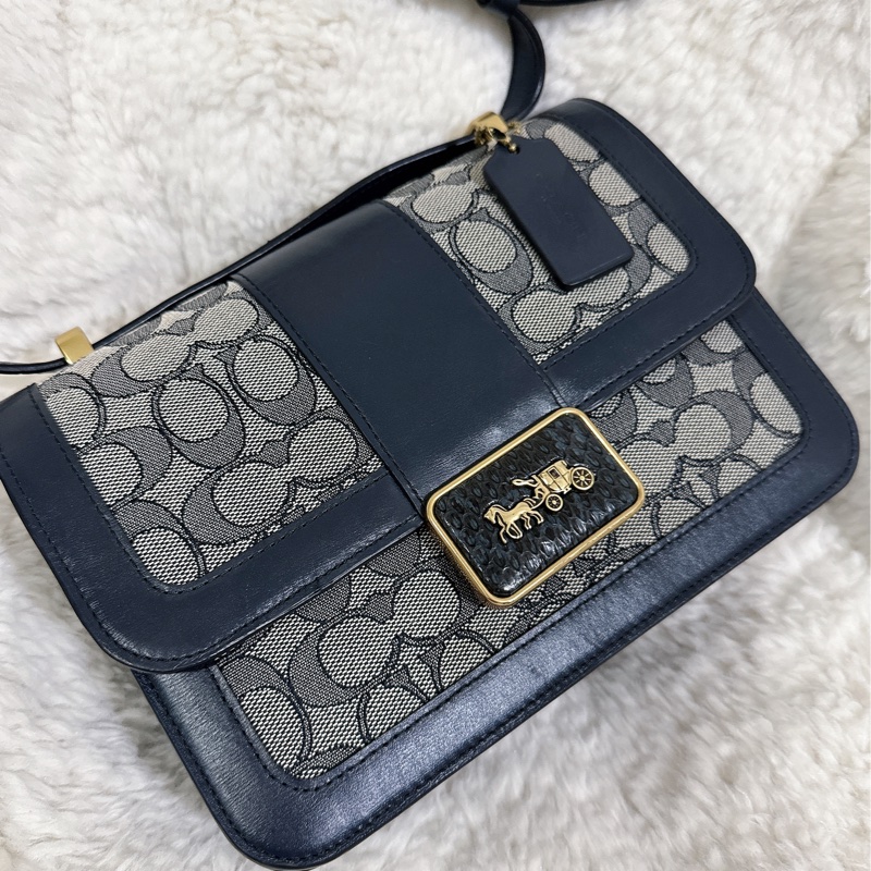 coach 肩背包Alie 23經典單肩手袋-53