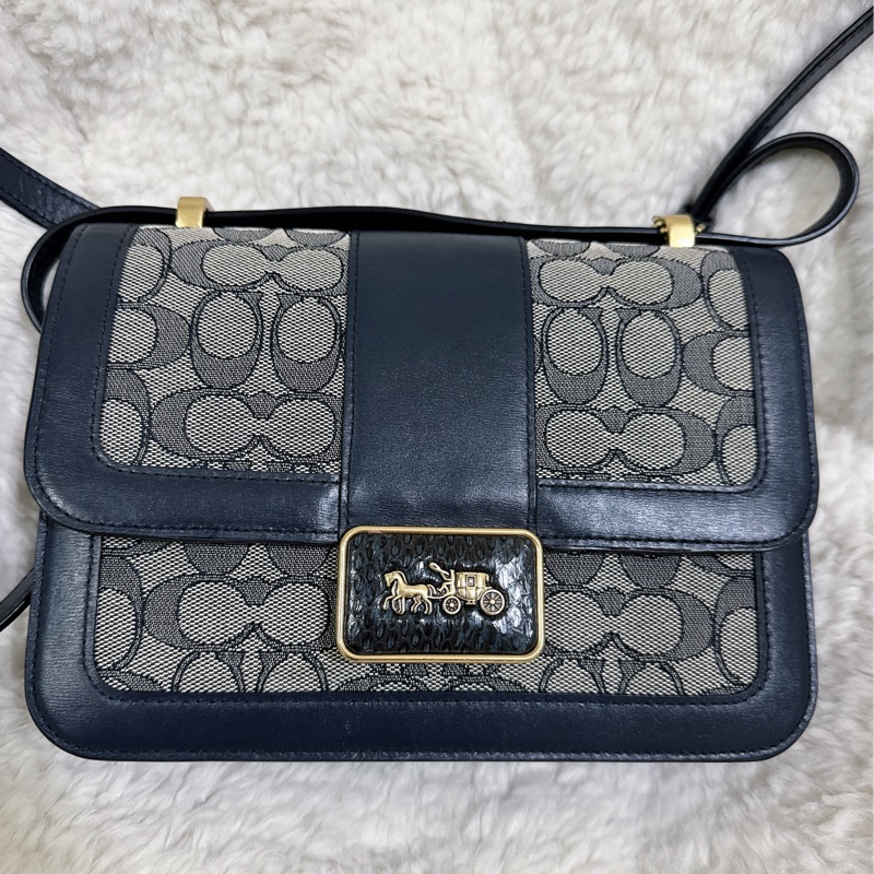 coach 肩背包Alie 23經典單肩手袋-55