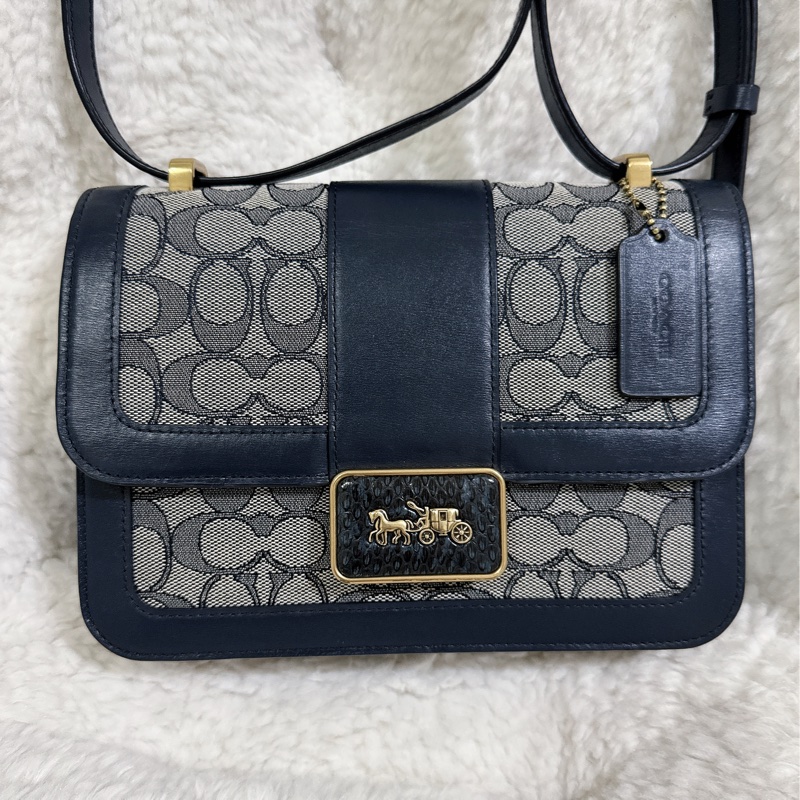 coach 肩背包Alie 23經典單肩手袋-57