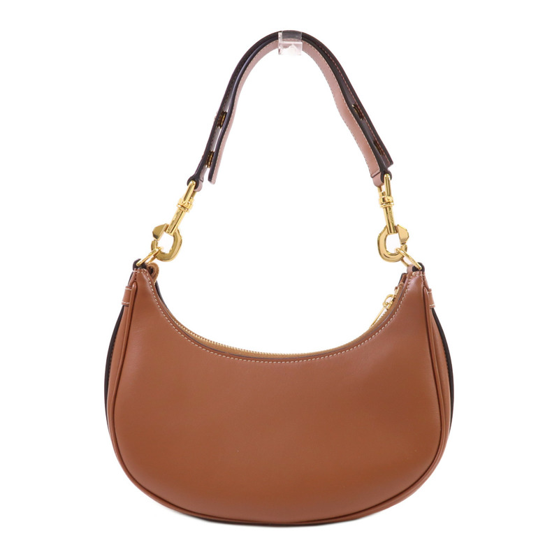 CELINE 牛皮皮革Ava金扣肩背袋-1