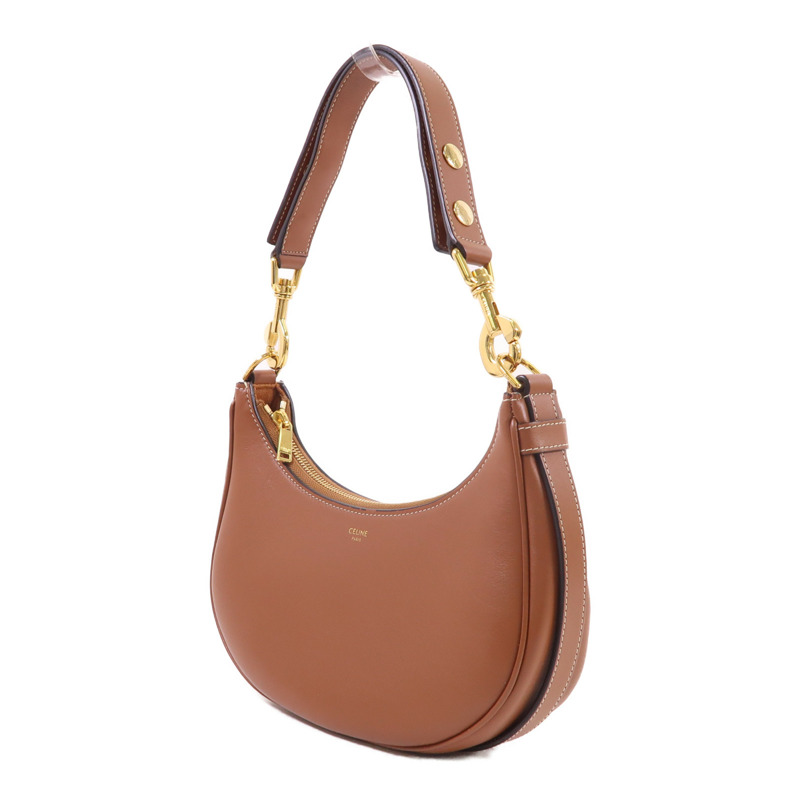 CELINE 牛皮皮革Ava金扣肩背袋-2