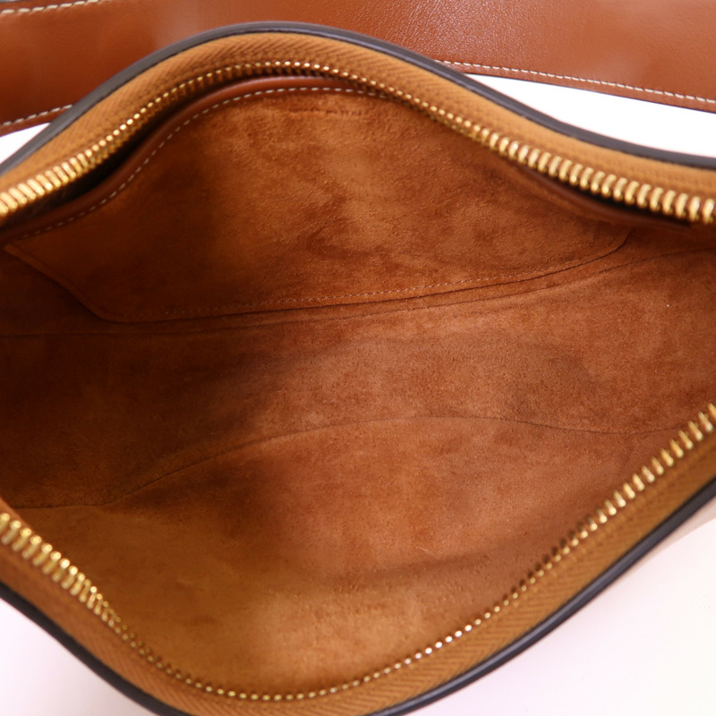 CELINE 牛皮皮革Ava金扣肩背袋-4