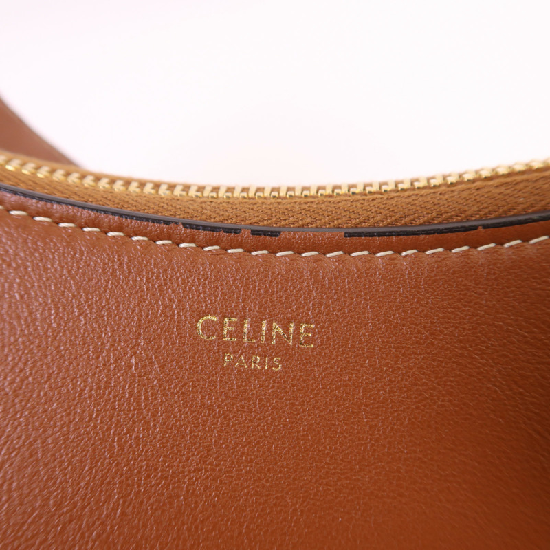 CELINE 牛皮皮革Ava金扣肩背袋-5