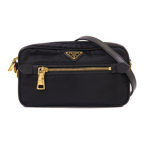 PRADA 尼龍Shoulder Bag金扣肩背袋