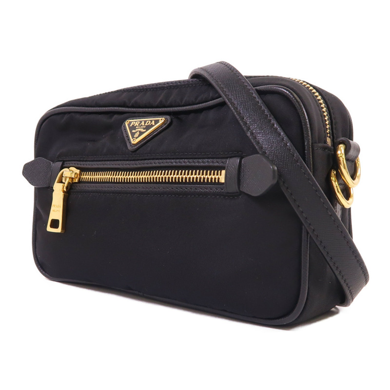 PRADA 尼龍Shoulder Bag金扣肩背袋-2