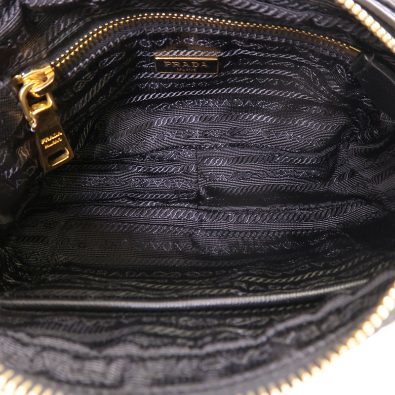 PRADA 尼龍Shoulder Bag金扣肩背袋-4