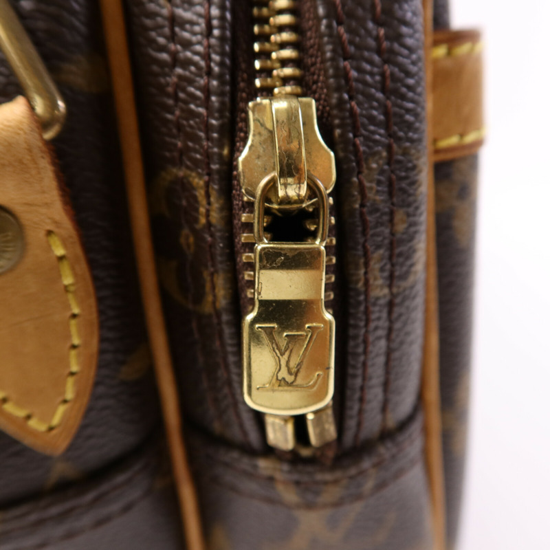 LOUIS VUITTON Monogram Reporter PM金扣肩背袋-5