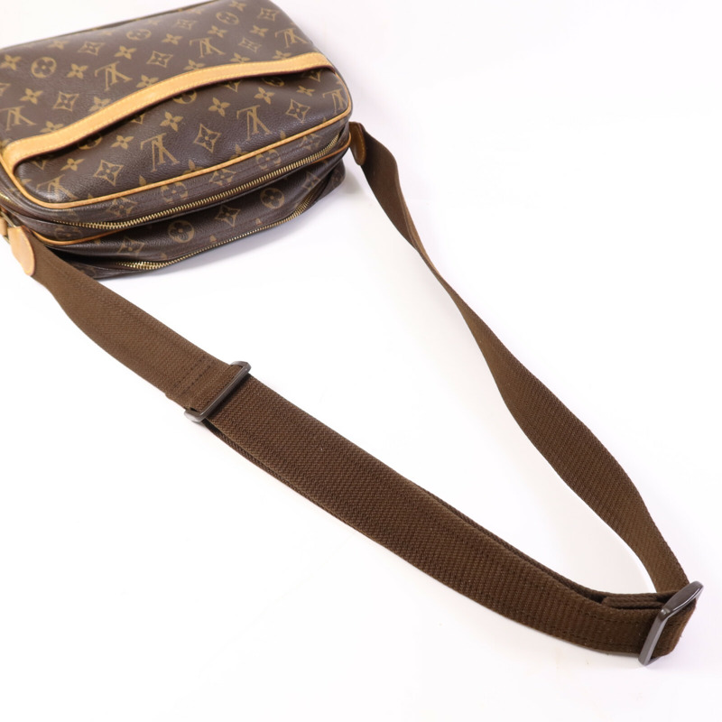 LOUIS VUITTON Monogram Reporter PM金扣肩背袋-7