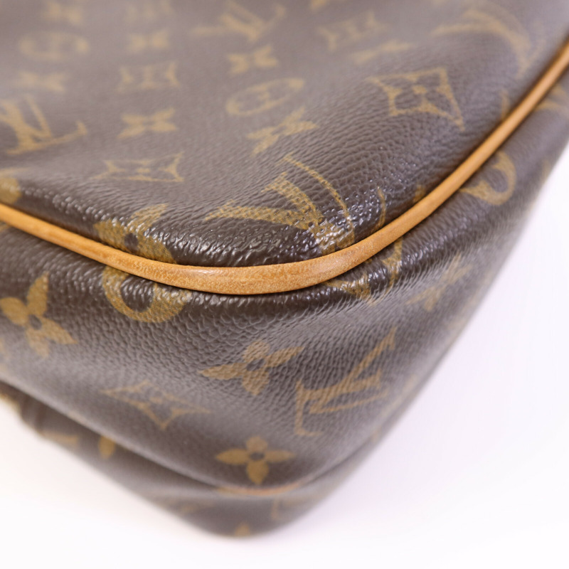 LOUIS VUITTON Monogram Reporter PM金扣肩背袋-11