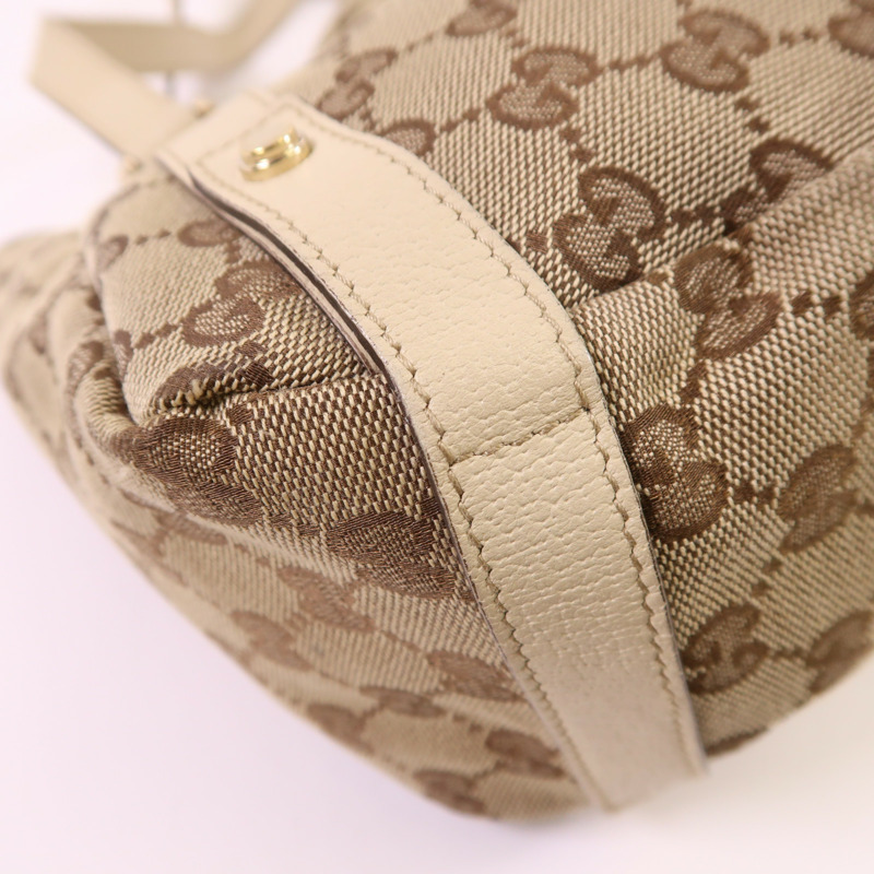 GUCCI 帆布Abbey金扣肩背袋-12