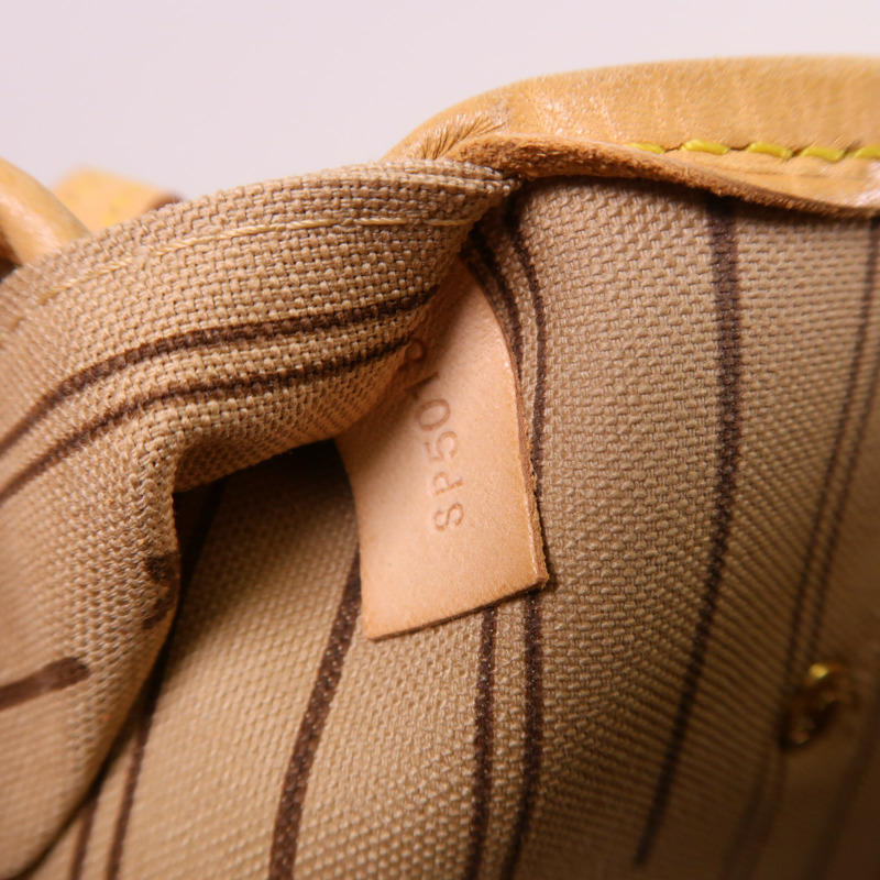 LOUIS VUITTON Monogram Neverfull MM金扣手挽袋-6