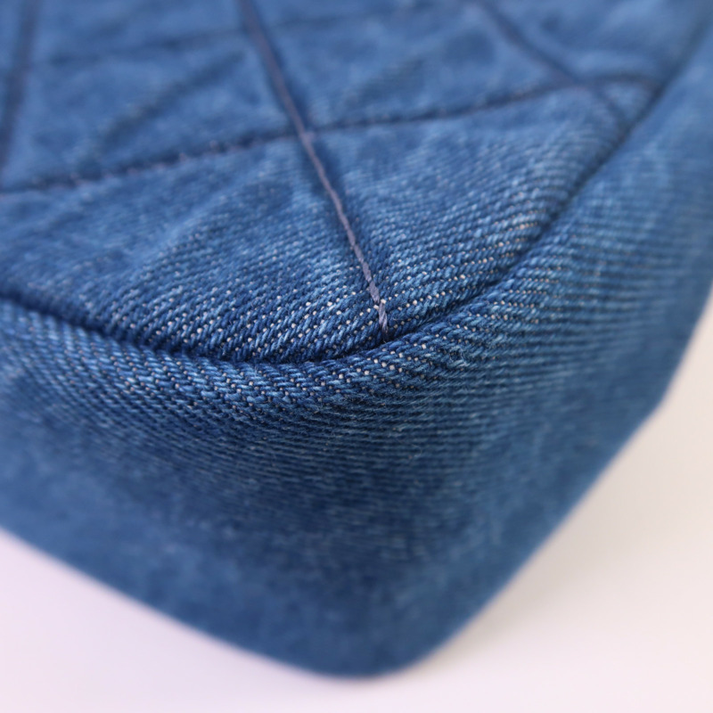 Tory Burch 牛仔布Chain Shoulder銀扣鏈帶肩背袋-12