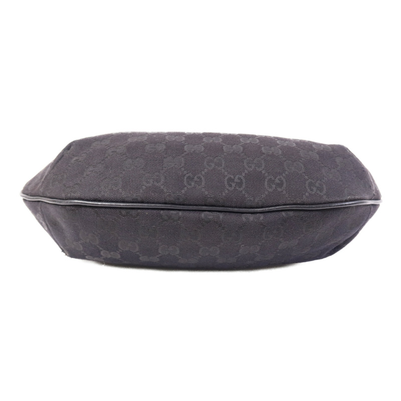 GUCCI 帆布Shoulder Bag銀扣肩背袋-3