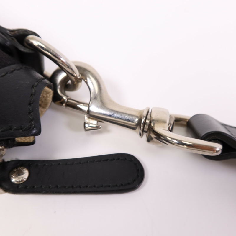 GUCCI 帆布Shoulder Bag銀扣肩背袋-6