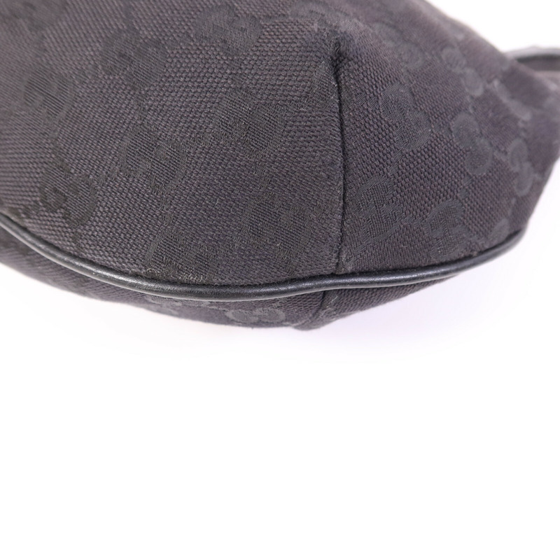 GUCCI 帆布Shoulder Bag銀扣肩背袋-9