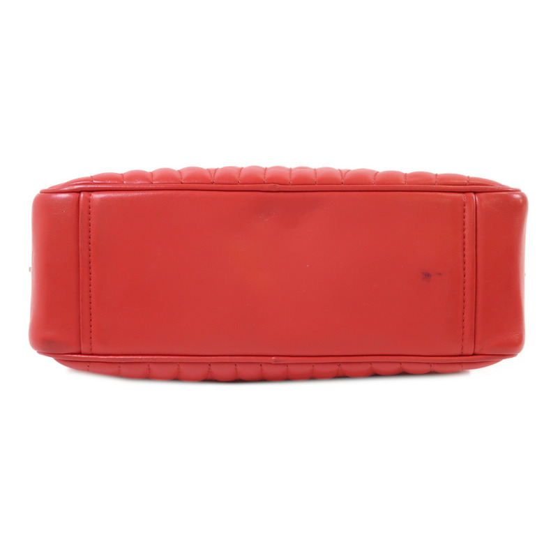 PRADA 羊皮皮革2 Way Shoulder銀扣手挽肩背兩用袋-3