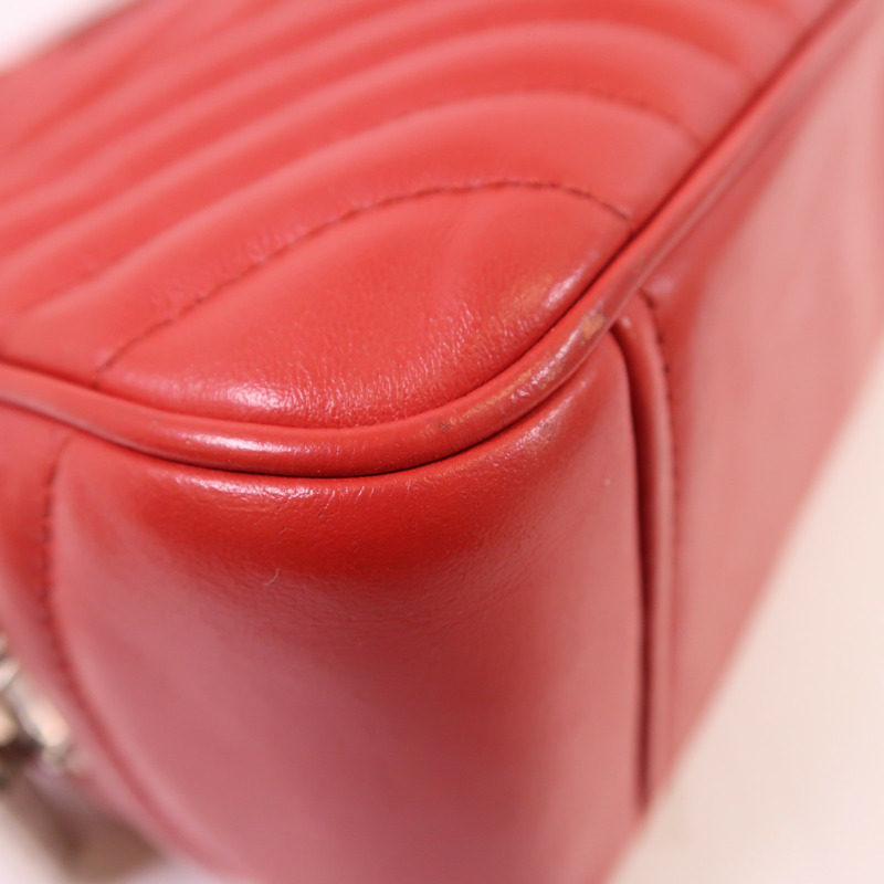 PRADA 羊皮皮革2 Way Shoulder銀扣手挽肩背兩用袋-10