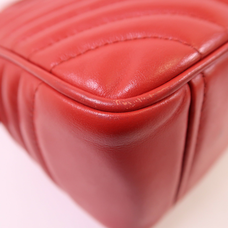 PRADA 羊皮皮革2 Way Shoulder銀扣手挽肩背兩用袋-12