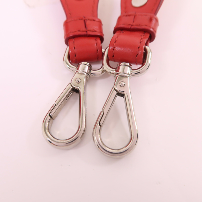 PRADA 羊皮皮革2 Way Shoulder銀扣手挽肩背兩用袋-14