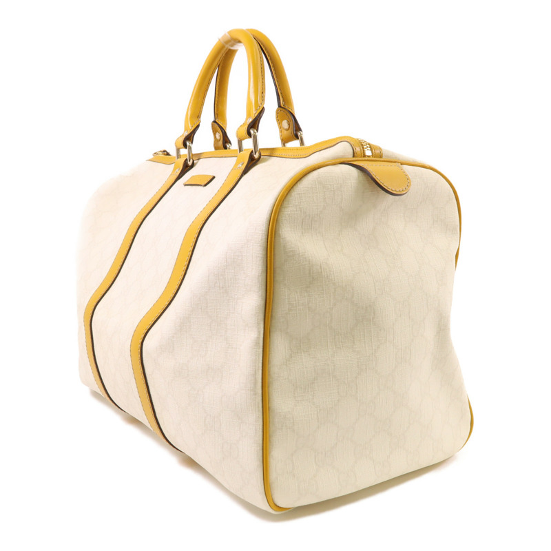 GUCCI 塗層帆布Boston Bag金扣波士頓包-2