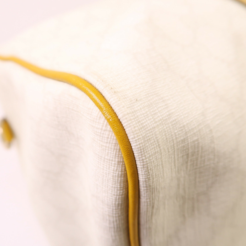 GUCCI 塗層帆布Boston Bag金扣波士頓包-10