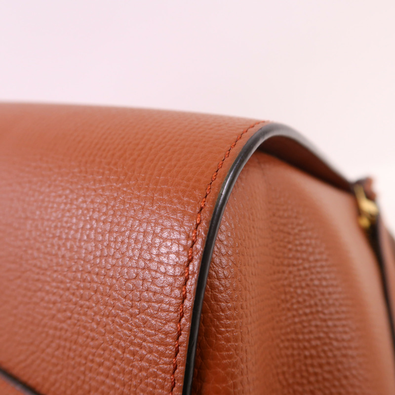 LOEWE 牛皮皮革Hammock Small金扣手挽肩背兩用袋-9