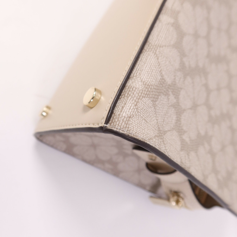 Kate Spade 塗層帆布2 Way Shoulder Bag金扣手挽肩背兩用袋-11