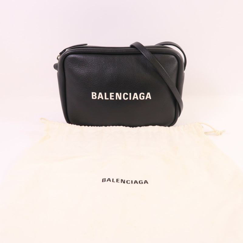 BALENCIAGA 牛皮皮革Everyday Camera Bag銀扣肩背袋-8