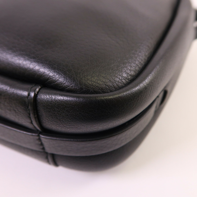 BALENCIAGA 牛皮皮革Everyday Camera Bag銀扣肩背袋-11