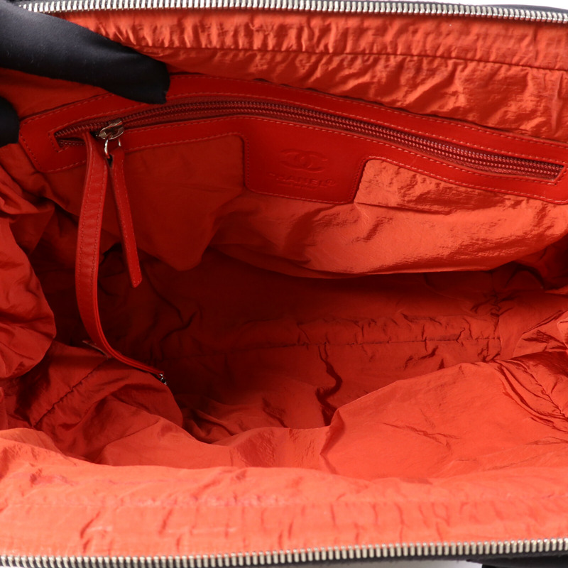 CHANEL 尼龍Coco CoCoon銀扣手挽袋-4