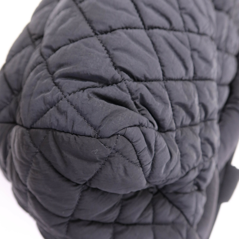 CHANEL 尼龍Coco CoCoon銀扣手挽袋-11