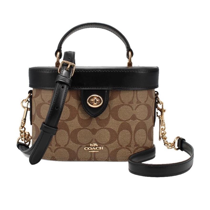 Coach 女士 徽標印花手提包均碼碼20cm*10cm*13cm-4