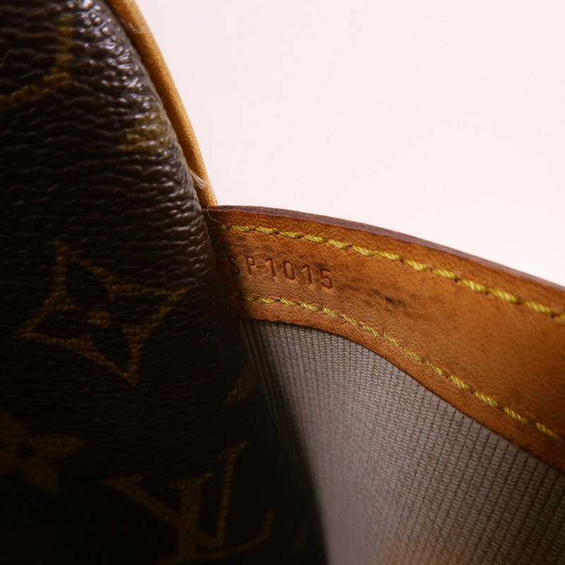 LOUIS VUITTON Monogram Reporter PM金扣肩背袋棕色-7