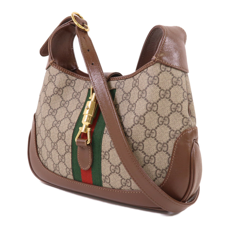 GUCCI 塗層帆布Jackie 1961 Small金扣肩背袋-2
