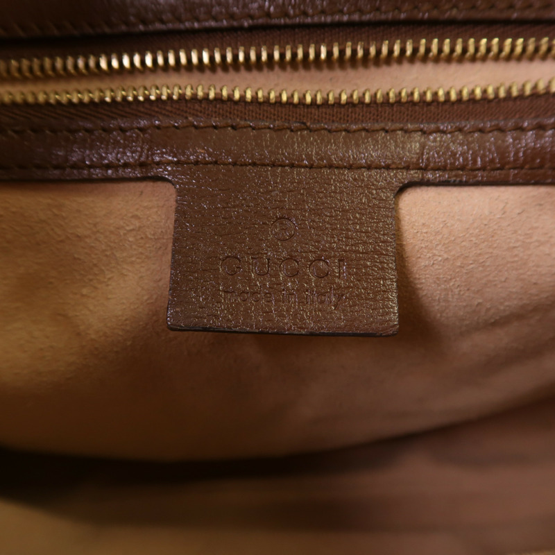 GUCCI 塗層帆布Jackie 1961 Small金扣肩背袋-5