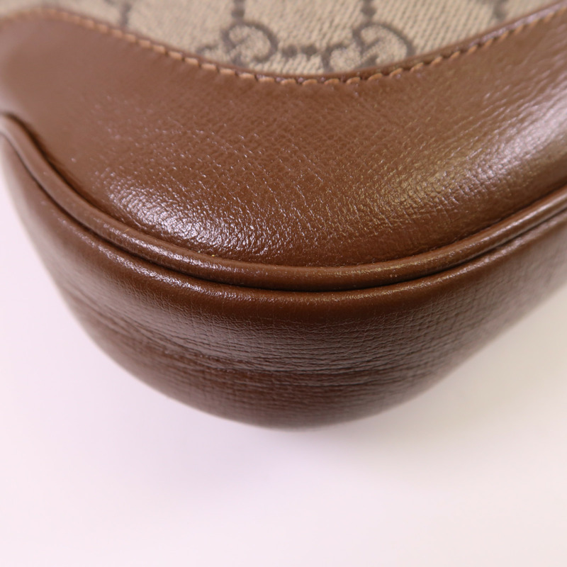 GUCCI 塗層帆布Jackie 1961 Small金扣肩背袋-11